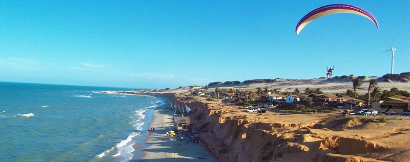 Melhores praias nos arredores de Fortaleza: Canoa Quebrada