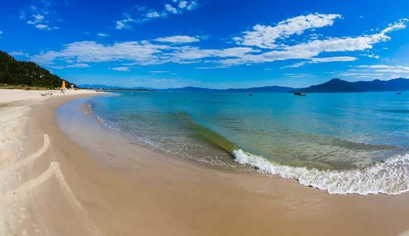 Praia de Jurerê Internacional em Florianópolis: Mar