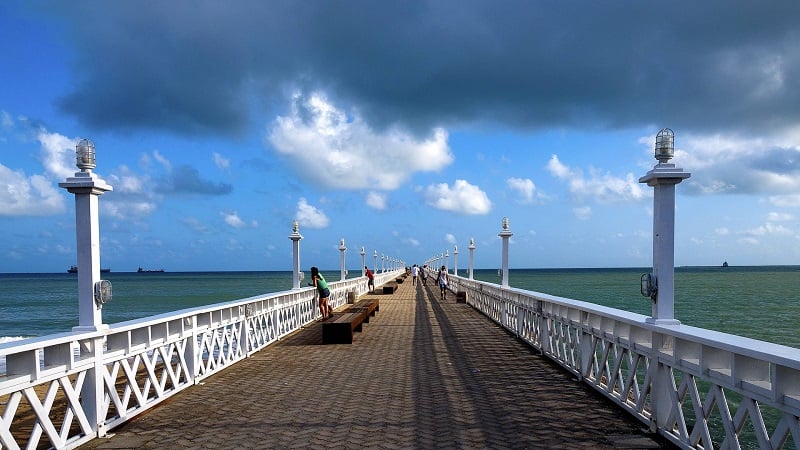 Praia de Iracema em Fortaleza: Ponte dos Ingleses