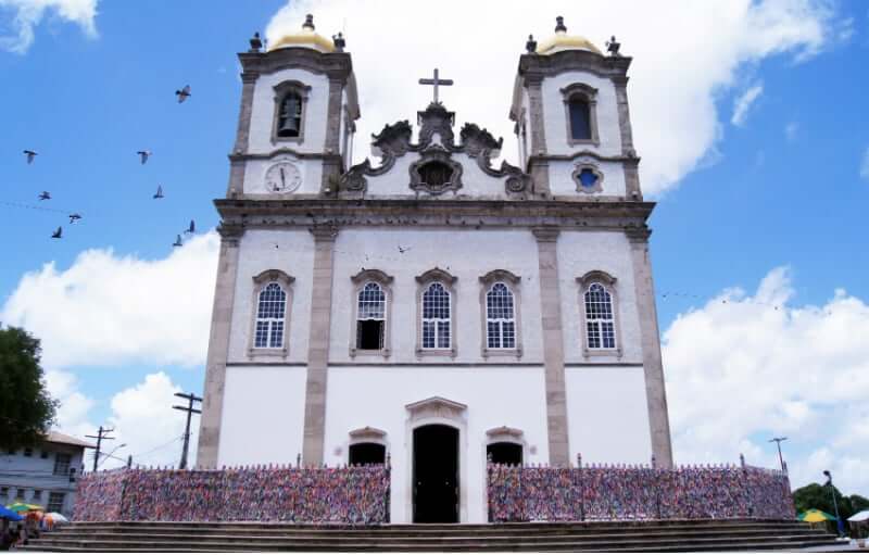 Basílica Nosso Senhor do Bonfim em Salvador: Fachada da Igreja