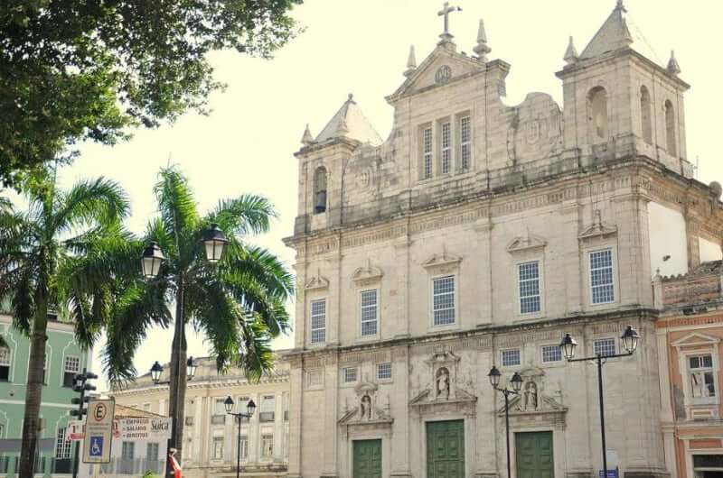 Catedral Basílica Primacial de São Salvador em Salvador: Fachada
