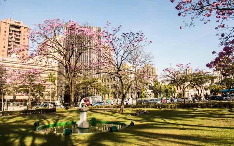 Mapa turístico de Belo Horizonte: Praça da Liberdade