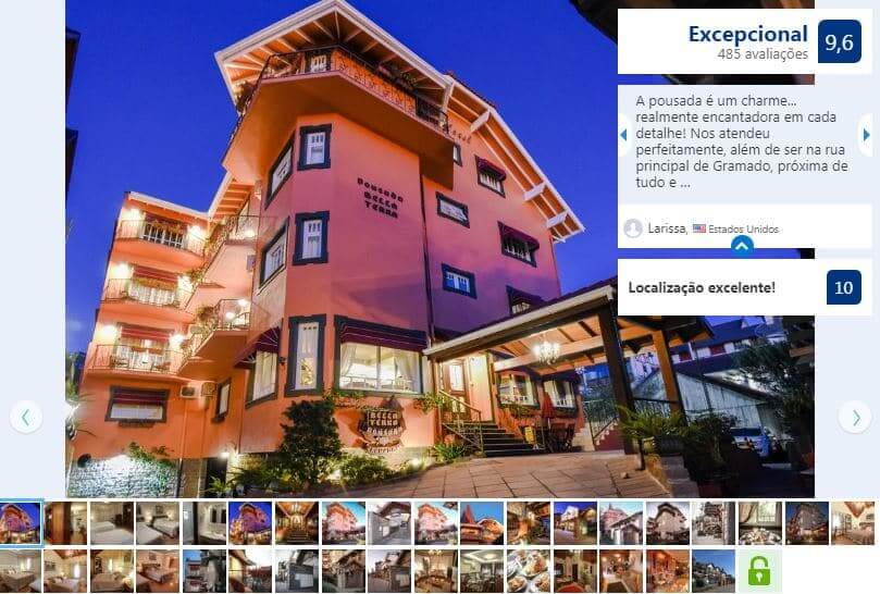 Hotéis no centro turístico de Gramado: Pousada Bella Terra
