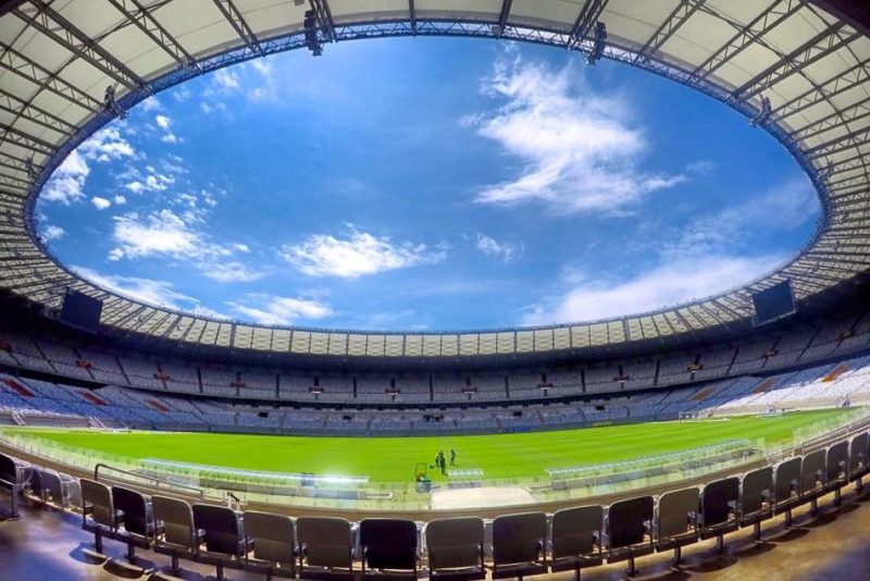 Estádio Governador Magalhães Pinto em Belo Horizonte: Área interna