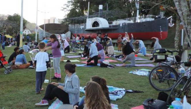 O que fazer no verão em Blumenau: Praça Juscelino