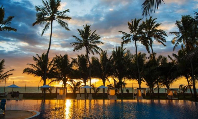 Hotéis de luxo em Maceió: Pôr do sol no Jatiúca Hotel & Resort 